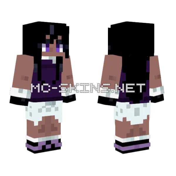 Himiko Itsuki Minecraft skin, front and back