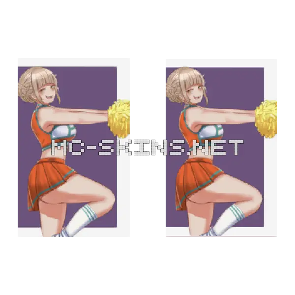 Himiko Toga Cheerleader cape, outside and lining