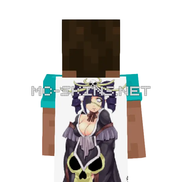 Hinata Hyuga Kimono cape, outside and lining