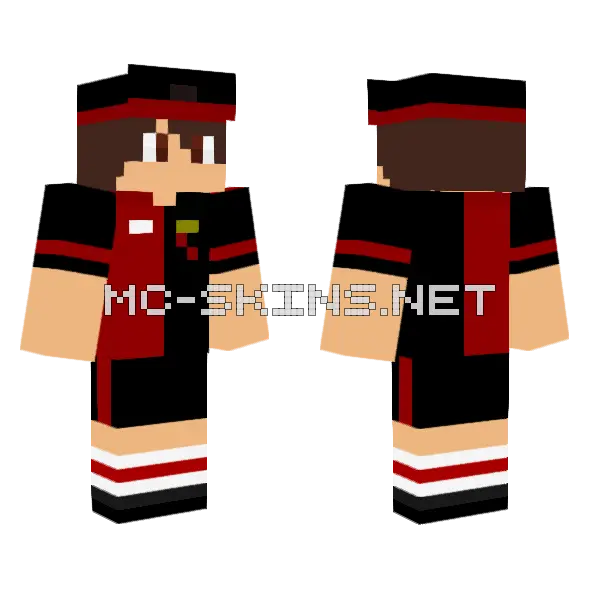 Hincha Del Melgar Minecraft skin, front and back