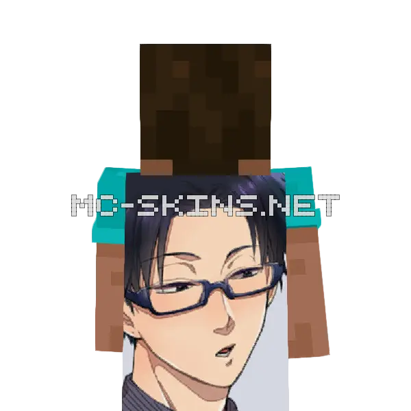 Hirotaka Nifuji Minecraft cape worn on a player