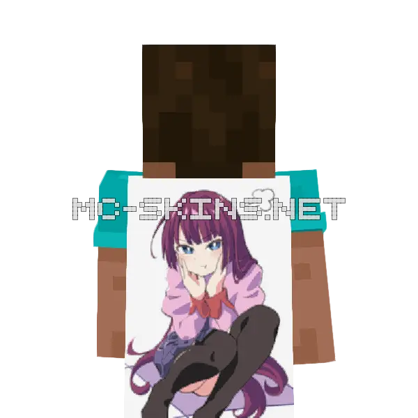 Hitagi Senjougahara School Uniform cape, outside and lining