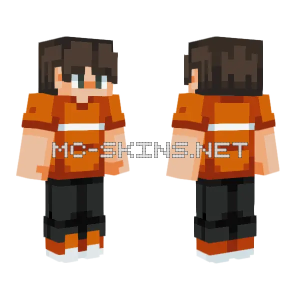 Hive Style SF4 FF Minecraft skin, front and back