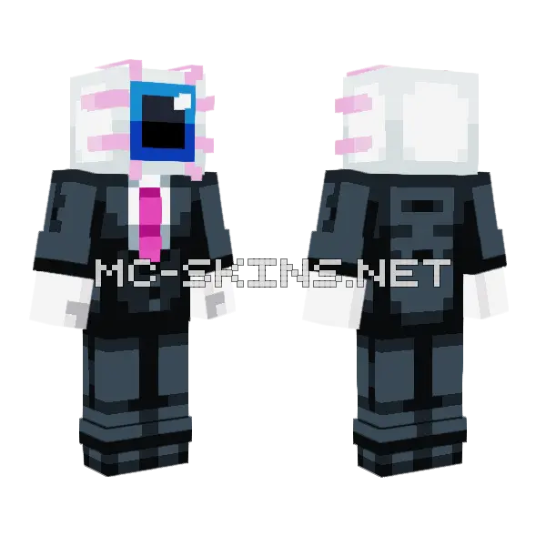 Hive Styled Eggchan Minecraft skin, front and back