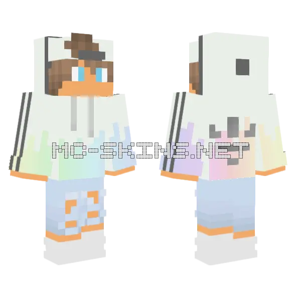Hiyeeturmomlolyeet Minecraft skin, front and back