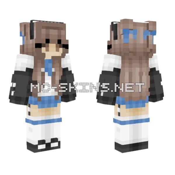 Hmmm SF 08 Minecraft skin, front and back