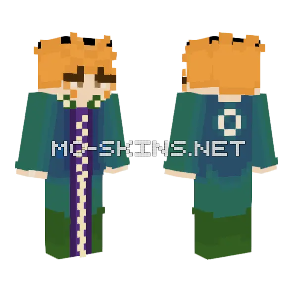 Hocus Pocus Minecraft skin, front and back