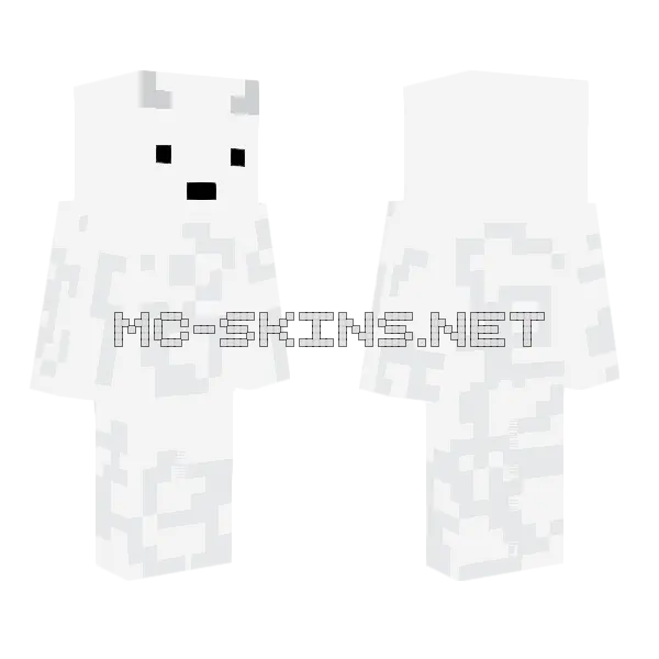 Hohip Minecraft skin, front and back