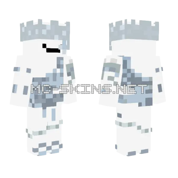 Hohip Minecraft skin, front and back