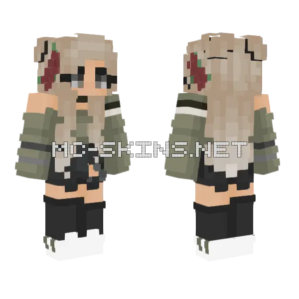 Hold My Hand Cause I Said Minecraft skin, front and back