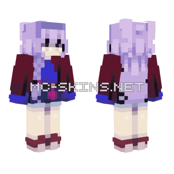 Holly Berries Te Minecraft skin, front and back