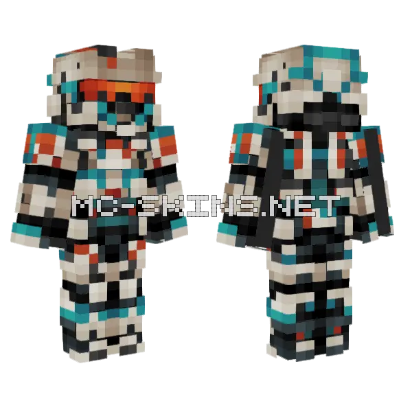 Holly Tanaka Minecraft skin, front and back