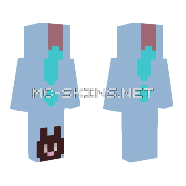 Holy Macaroni Desc Minecraft skin, front and back