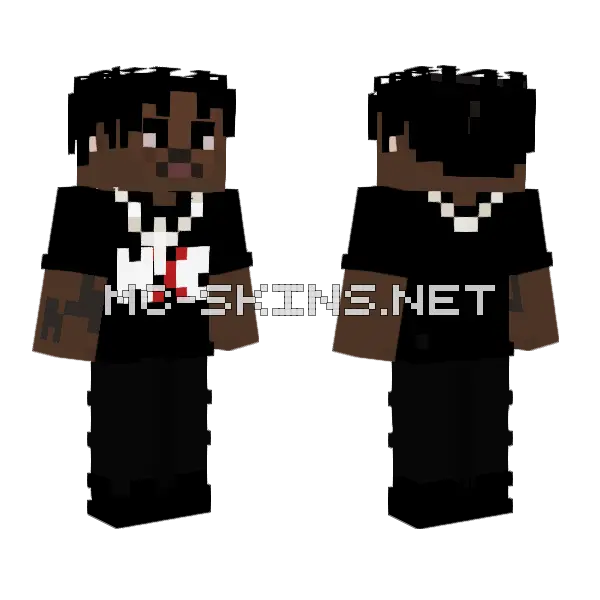 Homixide Beno Minecraft skin, front and back