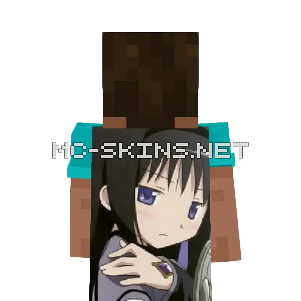 Homura Akemi cape, outside and lining