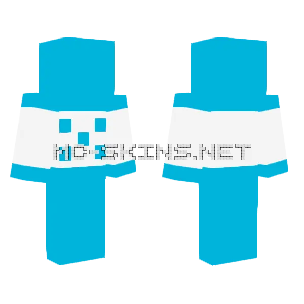 Honduras Flag Minecraft skin, front and back