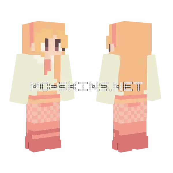 Honey Lemon Pte St Minecraft skin, front and back