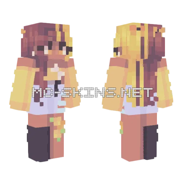 Honeybee Ce Minecraft skin, front and back