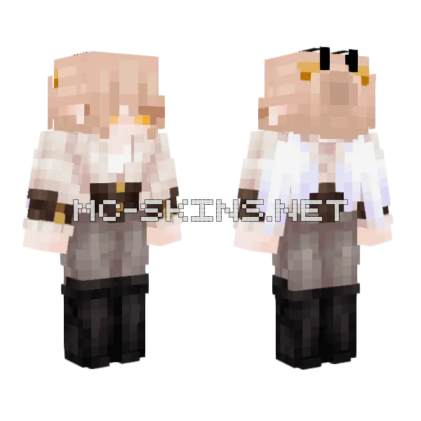 Honnieee Minecraft skin, front and back