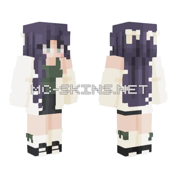 Hope For Tomorrow RCE Minecraft skin, front and back