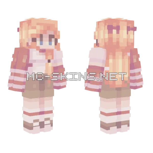 Hope Inside Us Remake Minecraft skin, front and back