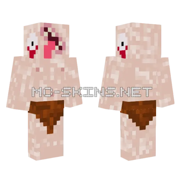 Horrid Little Creature Minecraft skin, front and back