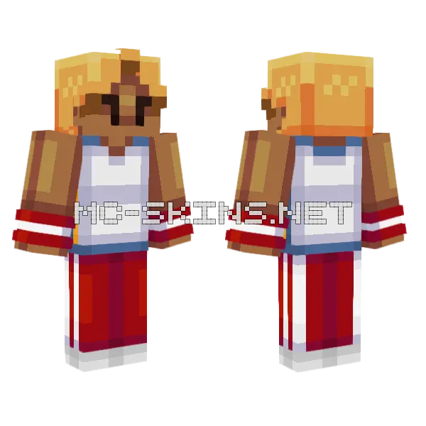 Horseplay Is My Middle Name Minecraft skin, front and back