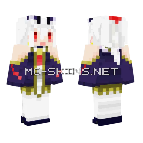 Hoshigami Sion 0 1 Minecraft skin, front and back