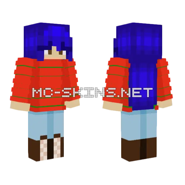 Hot Chocolate Effects Minecraft skin, front and back