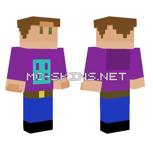 Hot Potato Mama 2023 Minecraft skin, front and back