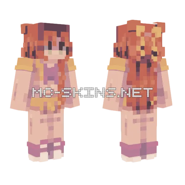 Hot To Go Minecraft skin, front and back