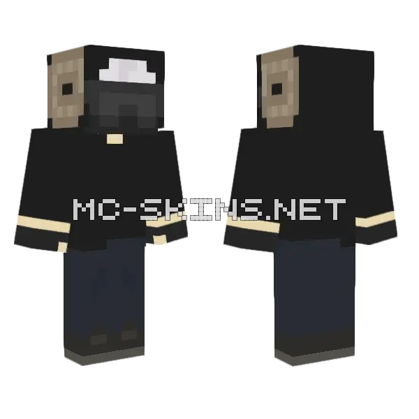 Hotdogg Minecraft skin, front and back
