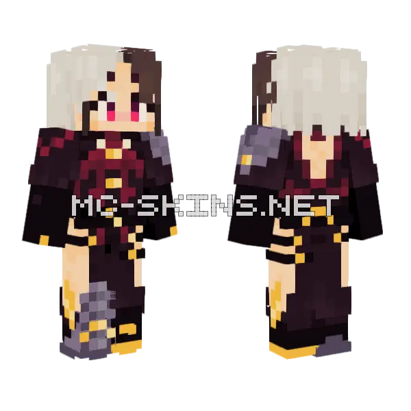 House Keeper Minecraft skin, front and back