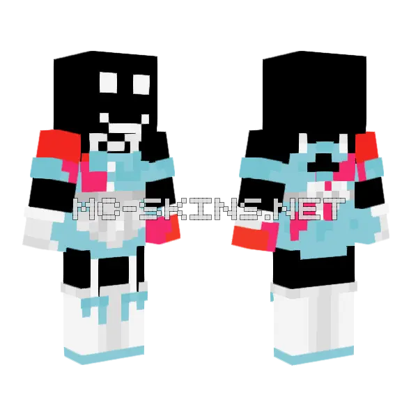 House Keeping Minecraft skin, front and back