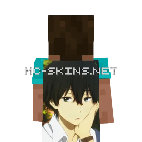 Houtarou Oreki cape, outside and lining