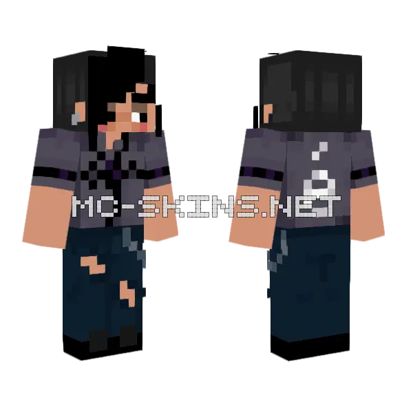 How Did U Find This Minecraft skin, front and back