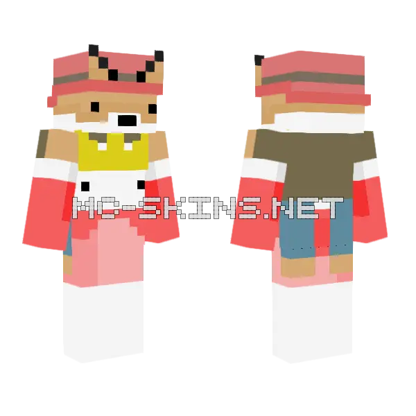 Hsadhuvhauisfhuvsduhbrfvhiufrdhuvhiudrhuifvhiufhuvd Minecraft skin, front and back