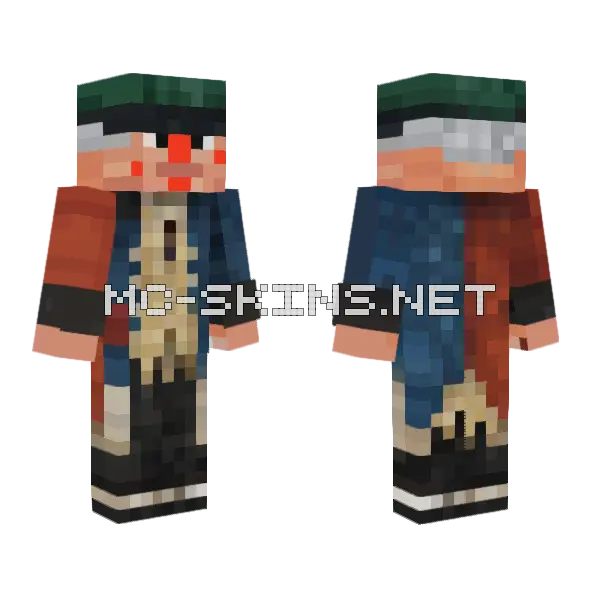 Hugojaap Stobbe TV Minecraft skin, front and back