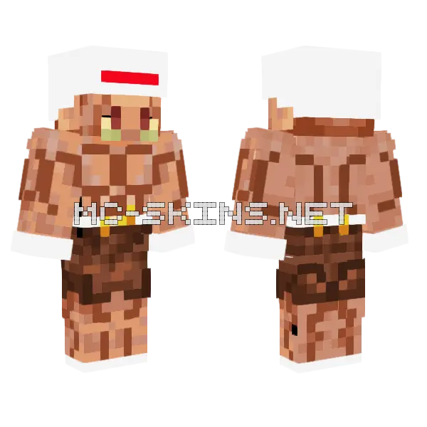 Huh Skin Minecraft skin, front and back