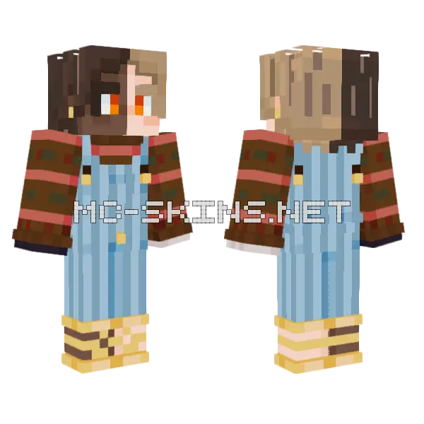 Human Ruler Skin Minecraft skin, front and back