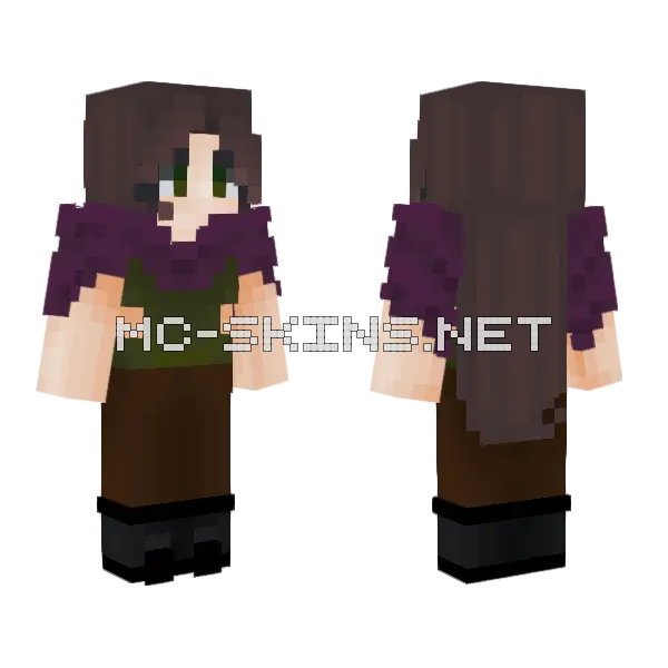 Hunter Skin Minecraft skin, front and back