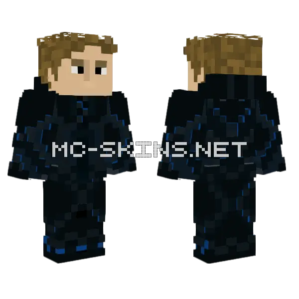 Hunter Zolomon Minecraft skin, front and back