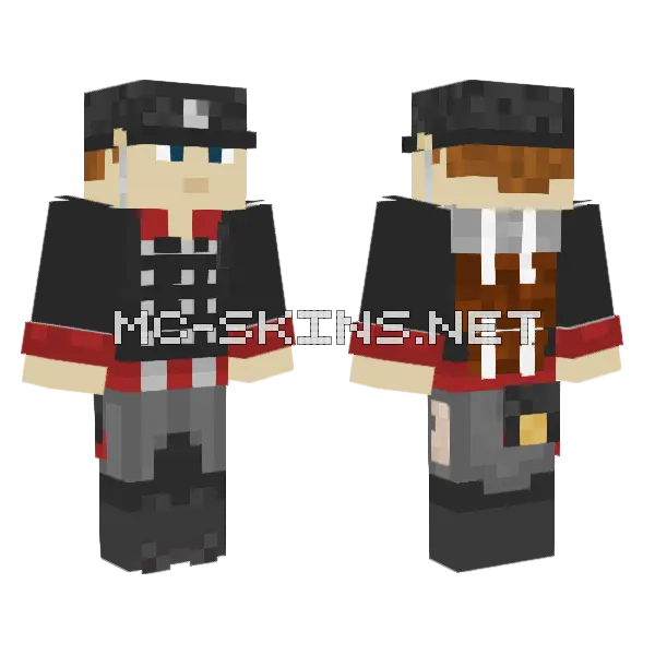 Husaren Der Totenkopfen Minecraft skin, front and back