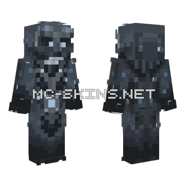 Husk Mass Effect 3 Minecraft skin, front and back