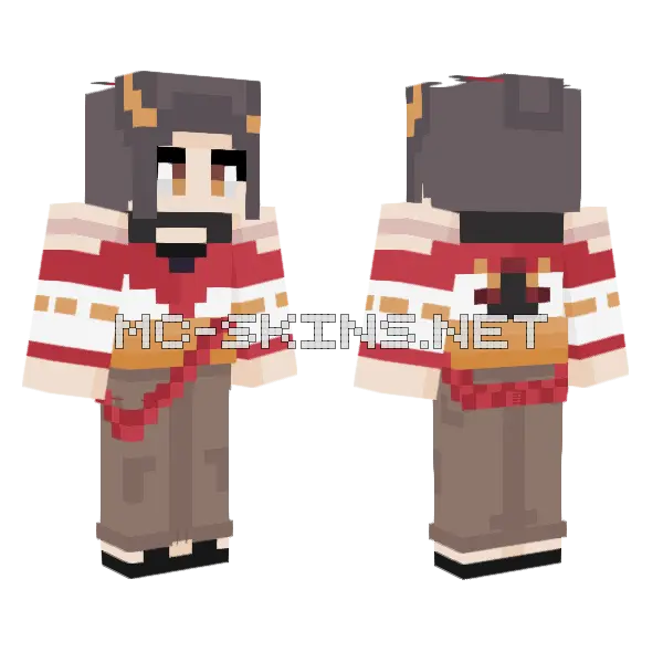 Husky Souldoll Skin Minecraft skin, front and back