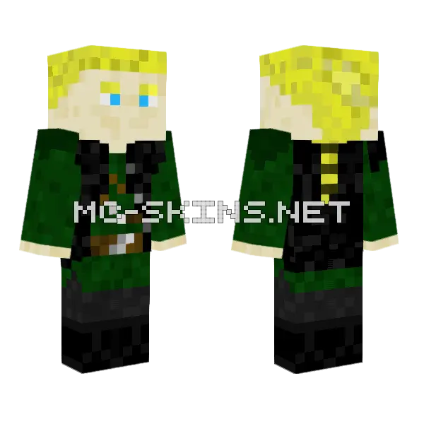 Hvitserk Viking Minecraft skin, front and back