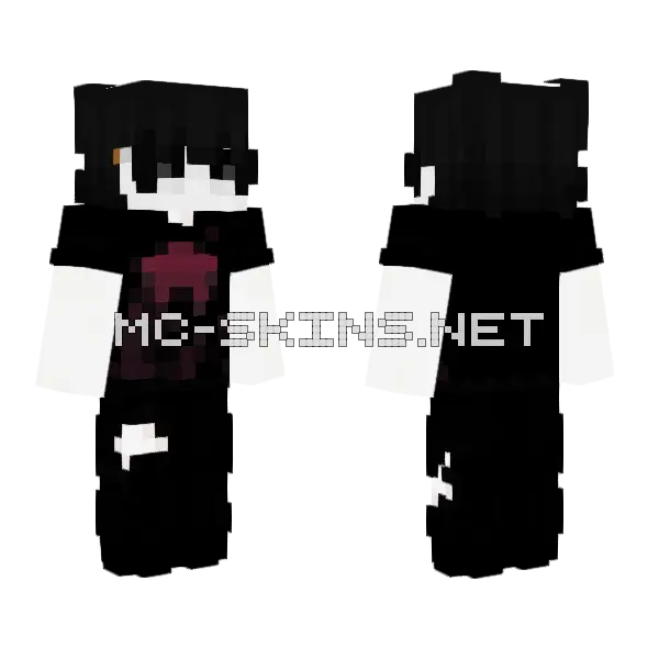 Hwrvy Minecraft skin, front and back