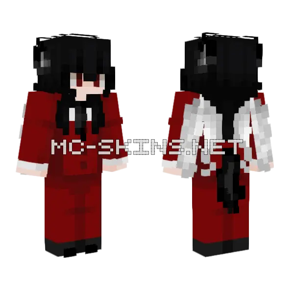 Hybrid Mafia Skin Minecraft skin, front and back