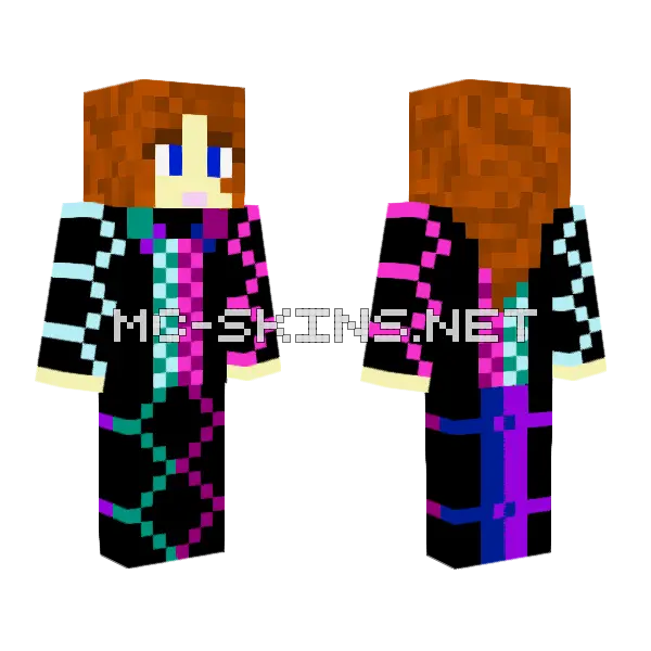 Hyper Skin Minecraft skin, front and back