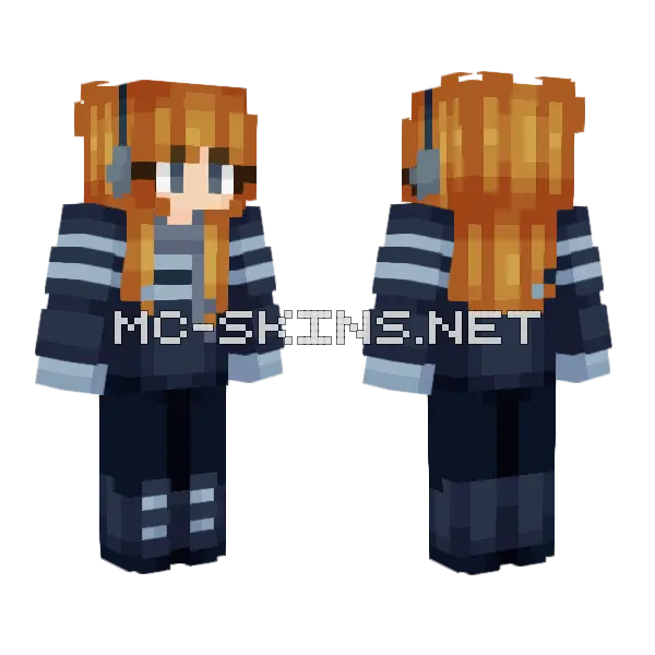 Hypnotized Results Minecraft skin, front and back